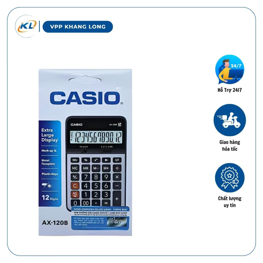 Máy tính Casio AX-120B